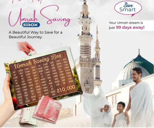 8mm High Quality Acralic Umrah Saving Box